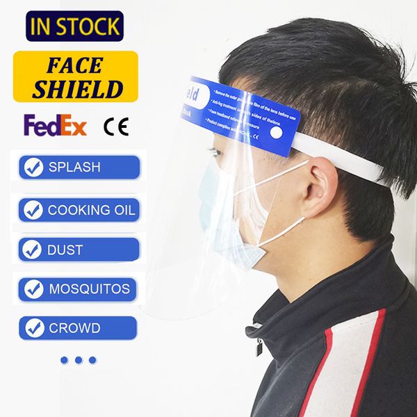 

в наличии! пэт прозрачная анти-туманная и пылезащитная защитная маска, полная изоляция лица, предотвращает всплеск воды, предотвращение расп