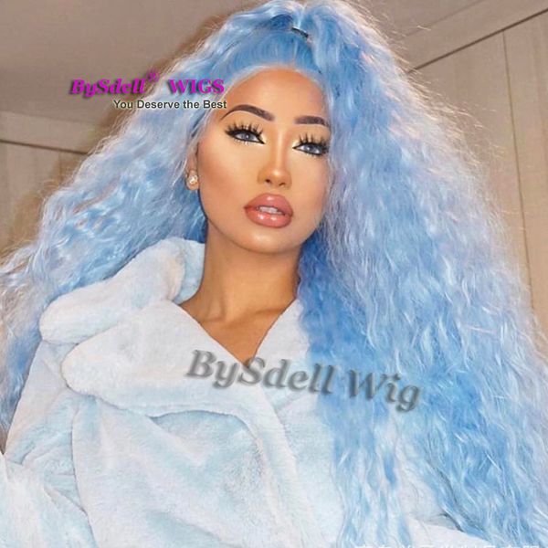 Long Afro Kinky Curly Hair Wig Frizzy Braid Curly Style African