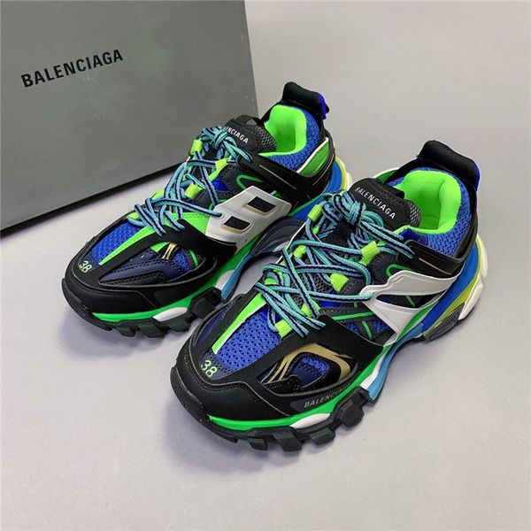 

paris brand women's shoes luxury design platform fashion men's shoes crystal air cushion bottom men and women sports running shoes, Black