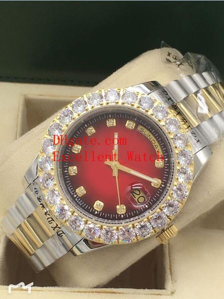 

sell the mens watches 41 mm 228235 228235 118348 218349 228348 date president 18k yellow gold diamond bezel asian 2813 automatic move, Slivery;brown