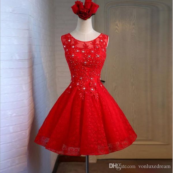 

red lace short homecoming dresses off the shoulder organza ruffles beaded a line appliques cocktail formal beaded prom party dresses