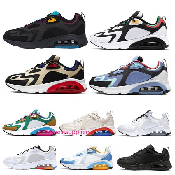 

new arrival 200 vast grey white metallic silver men 200s running shoes mystic green royal pulse team gold triple black sneakers shoes