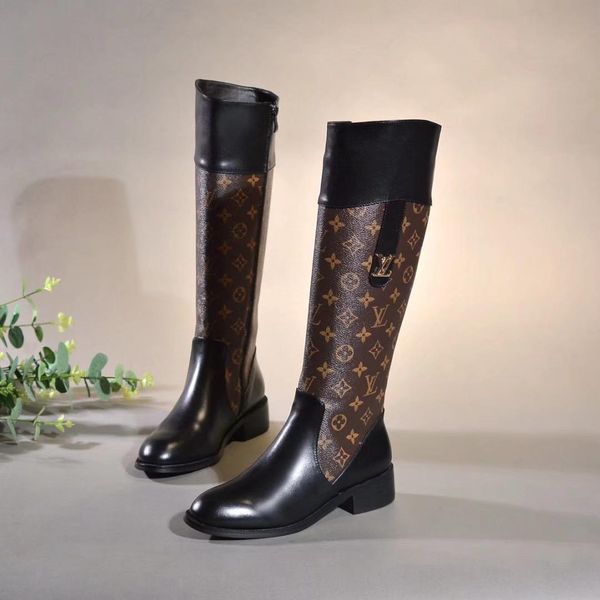 

2019e new brand custom high-ladies boots, leather platform martin boots outdoor fashion motorcycle boots original box invoice packaging