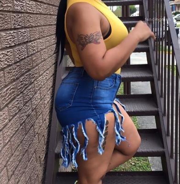 

jeans shorts tassel high waist fashion denim shorts vintage shorts jeans skinny pants womens designer summer, Blue