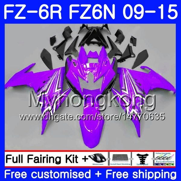 Corpo para YAMAHA FZ6N Top roxo brilhante FZ-6R 2009 2010 2011 2012 2013 2014 2015 239HM.47 FZ 6R FZ6 R FZ 6N FZ6R 09 10 11 12 13 14 15 Carenagens