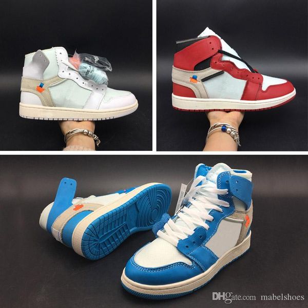 

1 og chicago unc blue red ba ketball hoe men 1 fa hion de igner neaker port neaker with hoebox