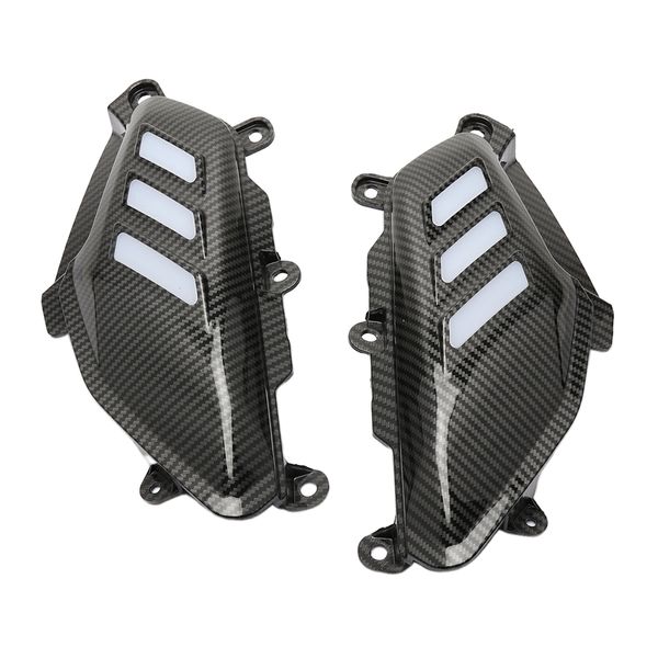 

motorcycle carbon fibers side grill cover cap for yamaha nmax 155 2015-2020