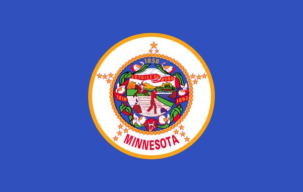 

drop shipping american minnesota copy state flag 3x5ft usa polyester flag banner white sleeve and two grommets