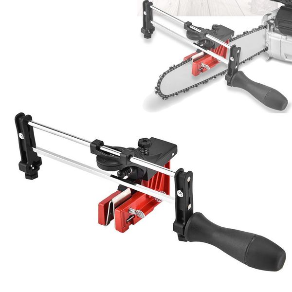 

38# manual chain sharpener chainsaw saw chain filing guide tool for iron steel knife kitchen sharpening fixed tool metal 2019