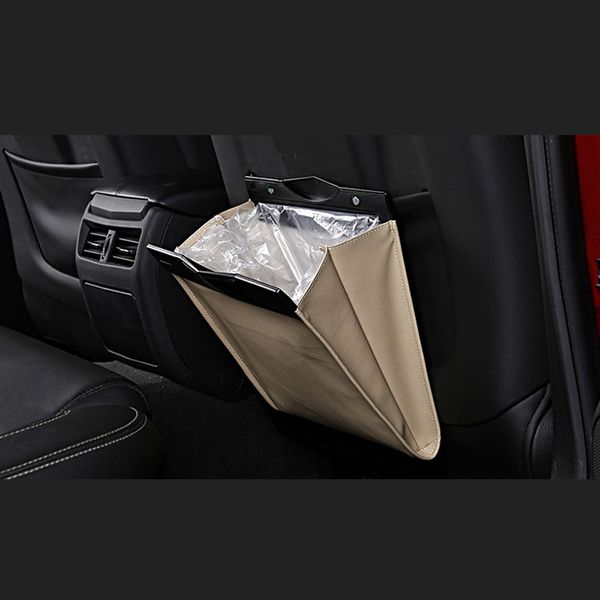 

hanging garbage bin bag trash can multi-functional wastebasket for car vehicle