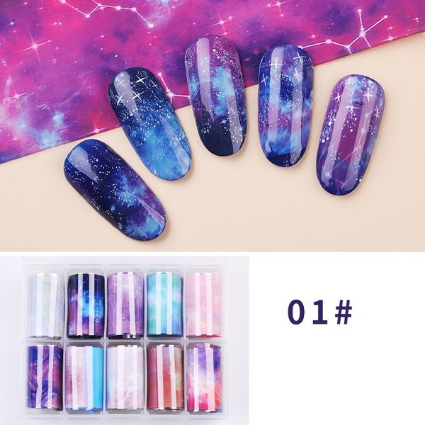 

rikonka 10 шт. / компл. 3d diy nail foils наклейки для ногтей наклейки смешанная роза starsky для мути-стиль искусства украшения маникюра, Black