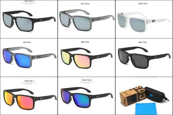 

sunglasses mens 9102 costa sunglasses polarized lens fishing glasses tr90 frame cycling glasses uv400 luxury designer sunglasses box&case, White;black