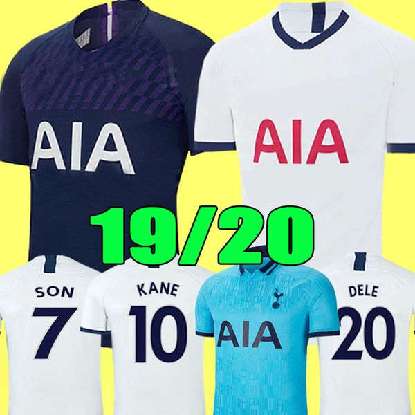 

thailand quality kane spurs soccer jersey 2019 20 lamela eriksen mour dele son jersey 19 20 football kit shirt men and kids kit set uniform, Black;yellow