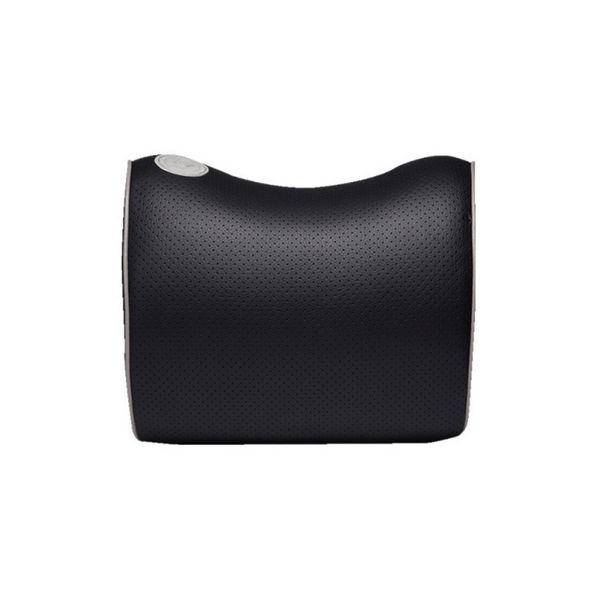 

car neck pillows pu leather single headrest fit for most cars filled fiber universal car pillow new