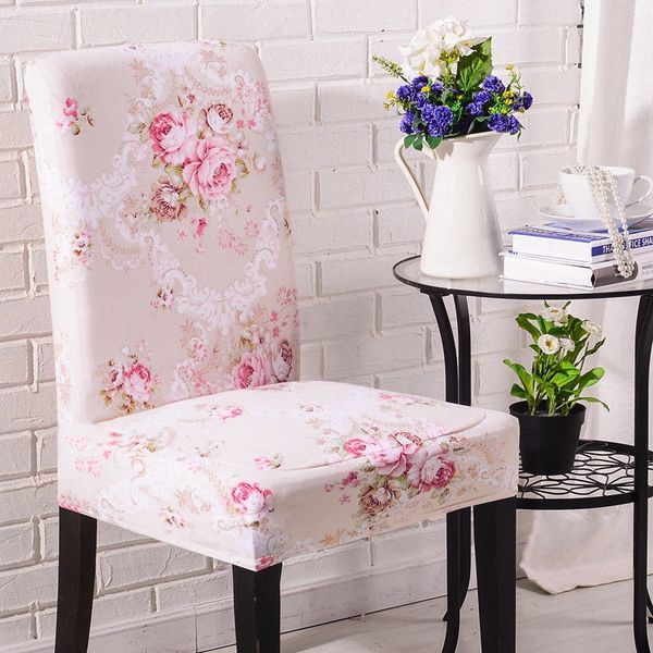 

floral spandex chair covers slipcovers dining room wedding banquet party décor