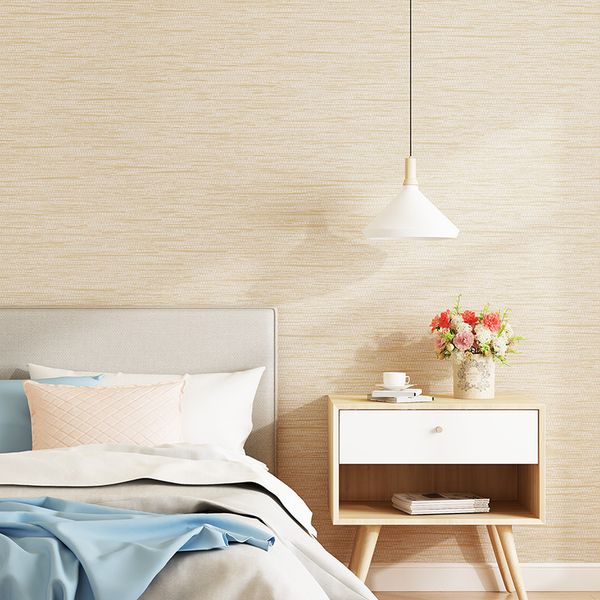 Waterproof Non Woven Wallpaper Modern Simple Flax Texture Classical Linen Wallpaper Bedroom Living Room Hotel Decoration Wallpaper Wallpapers On Hd