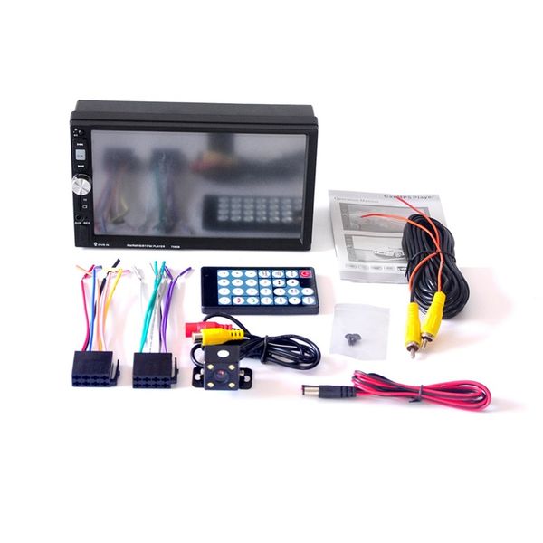 

7080b car video player 7 inch with hd touch screen bluetooth stereo radio auto mp3 mp4 mp5 audio usb electronics