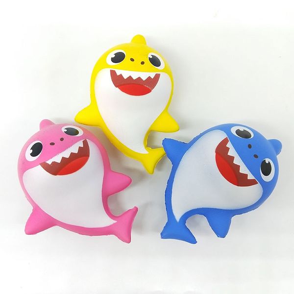 

Kawaii baby hark qui hy toy low ri ing queeze decompre ion toy phone charm kid gift party upply 13 5cm