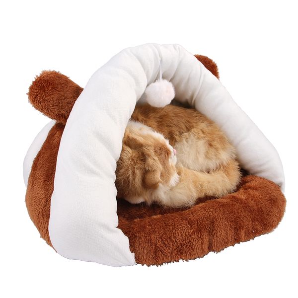 

hoopet pet dog cat bed warm soft sleeping bag kitten house sack bed kennel cave pet home blanket mat cushion