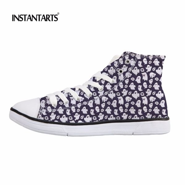 

instantarts boo ghost hunting printing children high canvas shoes breathable kids sneakers boys girls comfort sport shoes