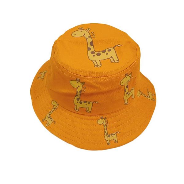 

child cute giraffe fisherman bucket hat cap folding basin caps hats for children kids girls and boys fishing sun hat accessories, Blue;gray