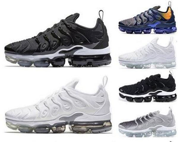 

TN plus running shoes women sneakers designer mens trainers PURE PLATINUM triple black white USA Hyper Violet breathable sports shoes 36-45