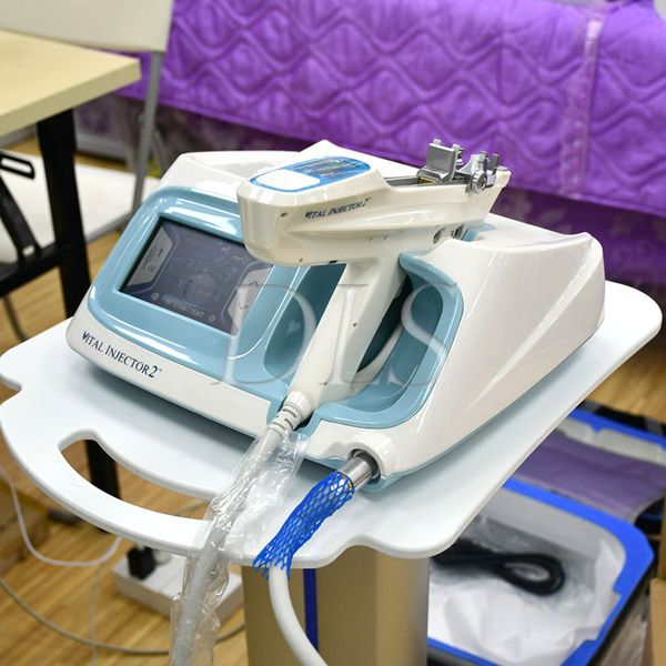

2019 beauty products equipment water mesotherapy needles vital injector 5pin and 9 pin facial mesotherapy lifting beauty gun, Black;white