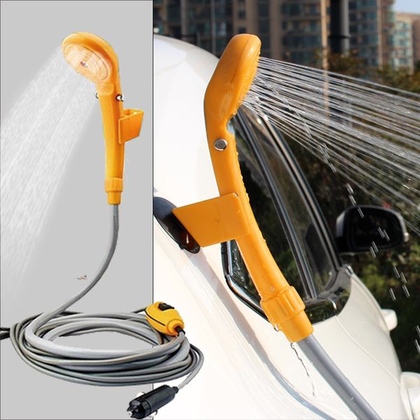 

camping shower portable shower set usb car dc 12v pump pressure outdoor camp ducha camping pet car washer