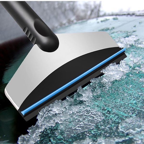 

stainless steel winter ice scraper portable windshield window snow scraper ice shovel car cleaning tool window cleaner