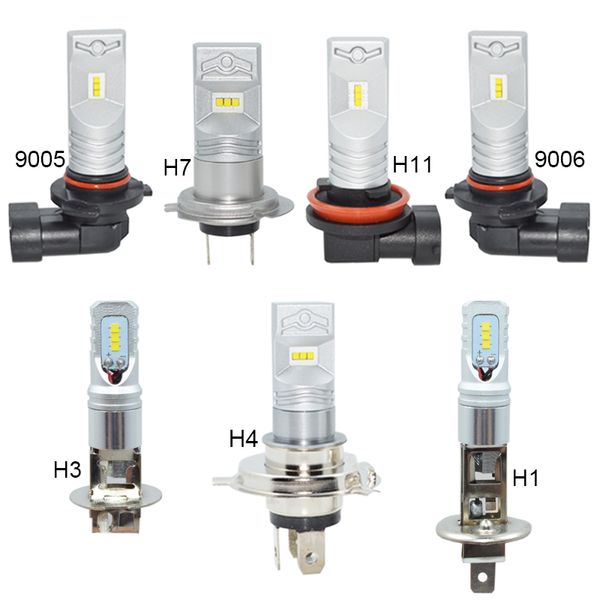 

led car headlight 80w h11 led h1 h3 h4 h7 hb4/9006 hb3/9005 white 6000k 3200lm car lamp auto lights light source