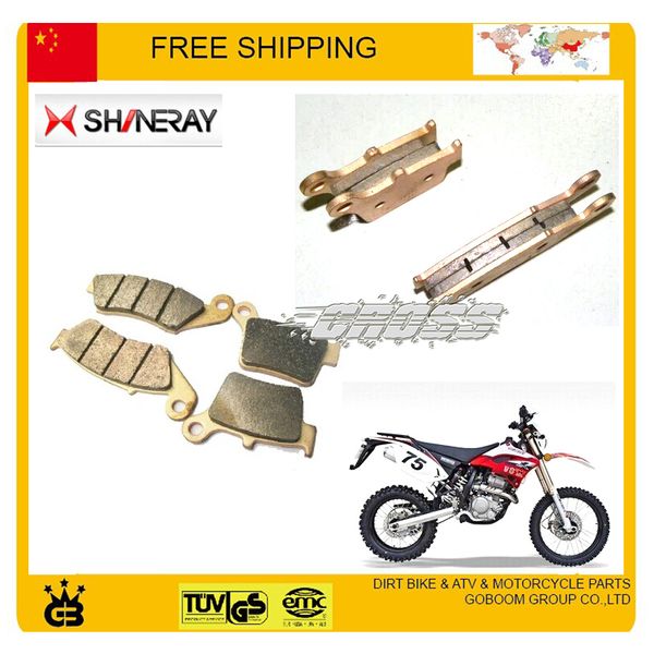 

shineary x2 x2x 250cc front and rear disc brake pads full set 4pc motorcycle accessories ing