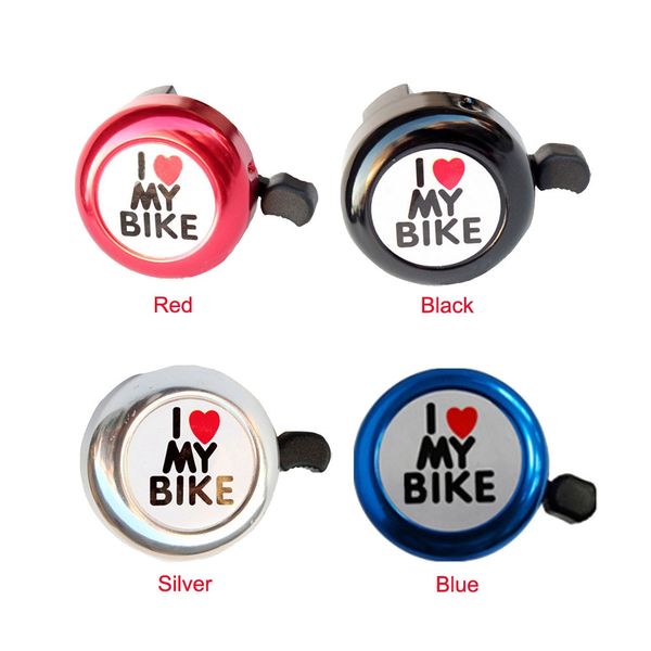 

bike bell heart alarm metal handlebar horn call on the bike ringer bell for bicycle bike horns