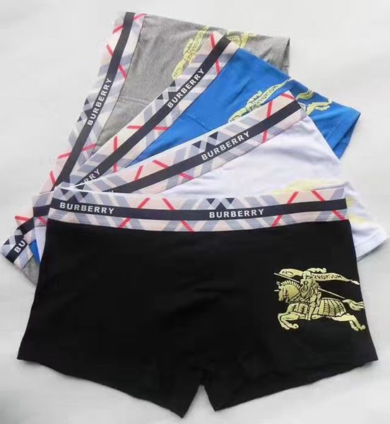 

Breathable men underwear oft men boxer brief letter underpant for men male hort boxer upc06, Black;white