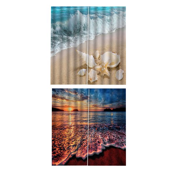 

2set digital print curtain set living room child room window 2panels drapes