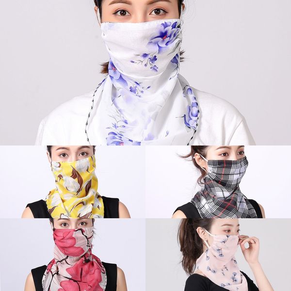 

29asz windproof mask sports warmers outdoor bandana scarf neck magic 3d printing scarf reusable face mouth mask women washable, Black