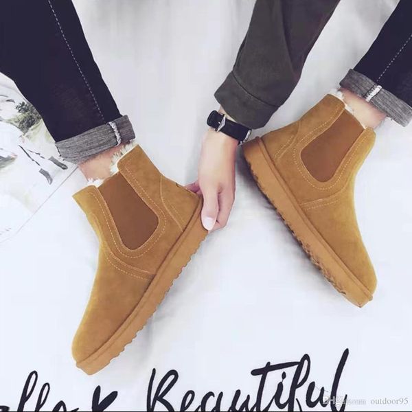 

2019 new women's australia classic kneel cotton boots ankle boots black grey chestnut women's cotton boots