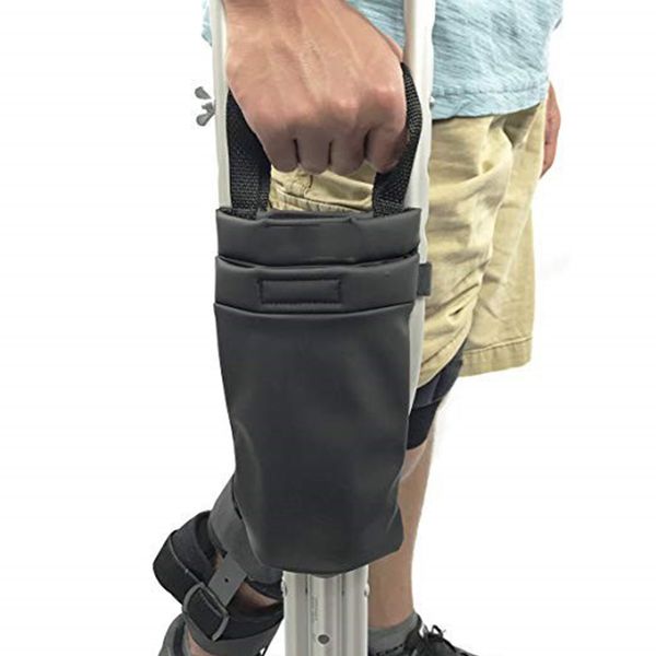 

washable tote accessories ergonomic pocket pouch underarm handsportable disabled neoprene crutch bag orthopedic storage