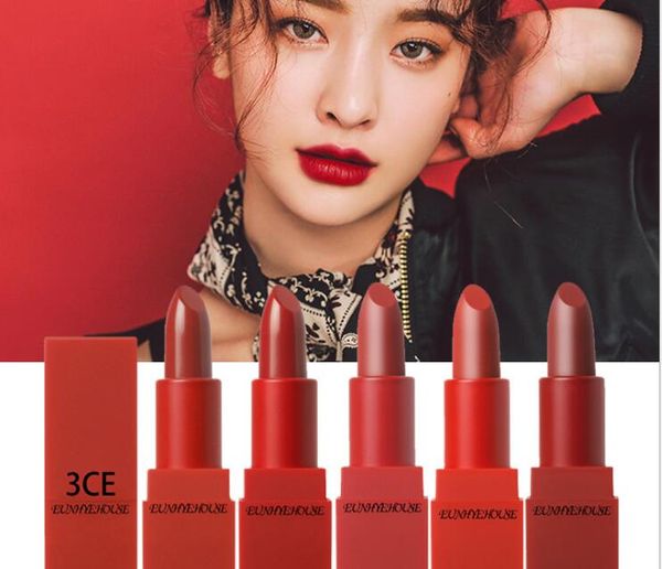 

3ce eunhye house makeup pumpkin color lipstick matte moisturizing non-stick cup lipstick makeup lip gloss cosmetic new hot