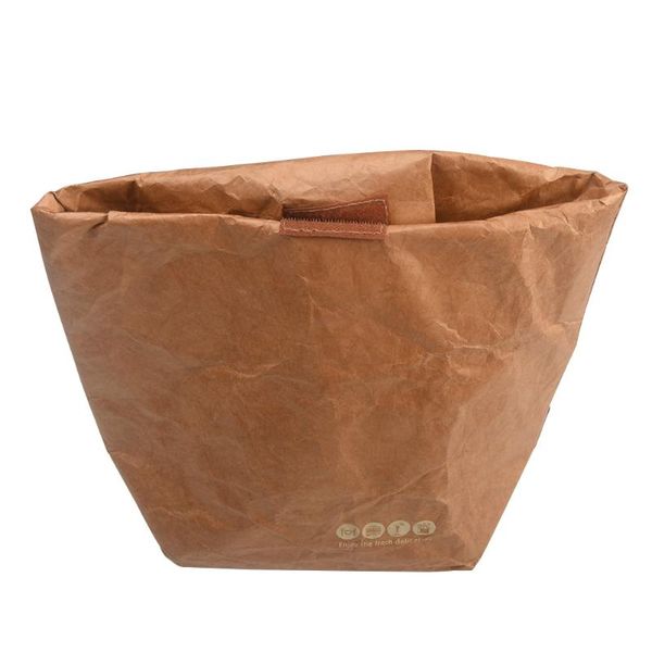 

reusable lunch bag thermal insulation paper leakproof large capacity foldable container portable aluminum foil, Blue;pink