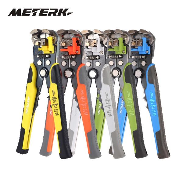 

meterk multi tool wire stripper multi function automatic adjustable cable cutter crimping tool peeling pliers crimping