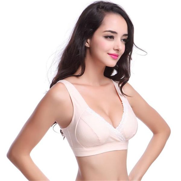 

женщины кормление уход бюстгальтеры padded беременные белье для беременных dots провода плата грудное вскармливание бюстгальтер лактация bfo, White