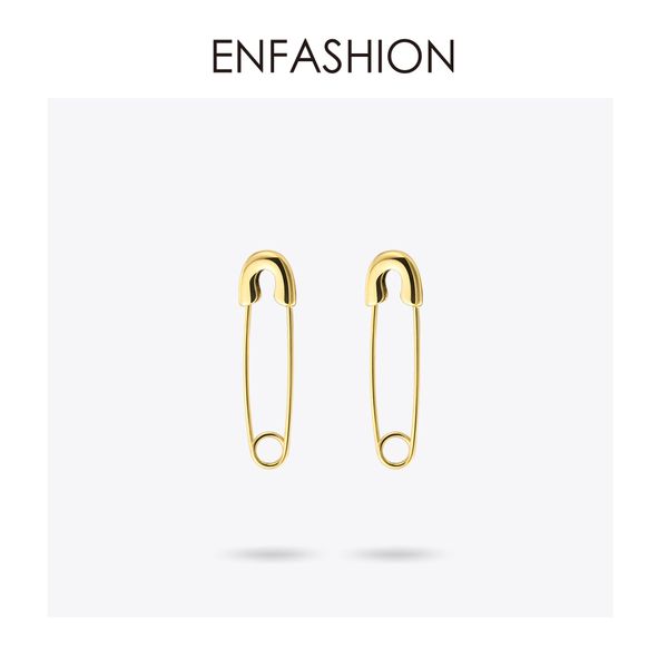 

fashion safety pin long earrings rose gold color earings stainless steel dangle earrings for women jewelry orecchini brinco, Silver