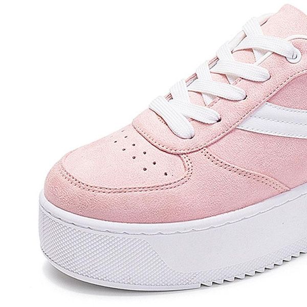 

new 2018sneakers women platform shoes shoes pink black white plus size