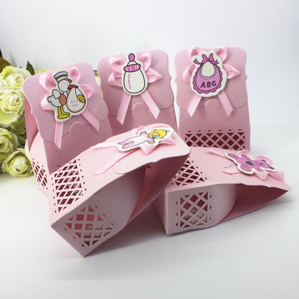 

12 pcs cute box chocolate box for baby birthday party wedding party,exquisite carving storage bag organizer