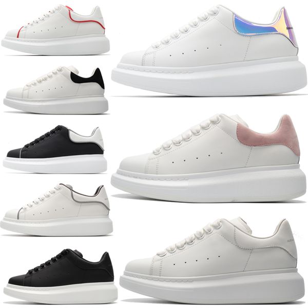 

With box de igner brand men women fa hion leather over ized alexander platform increa e mcqueen ca ual hoe men quality neaker