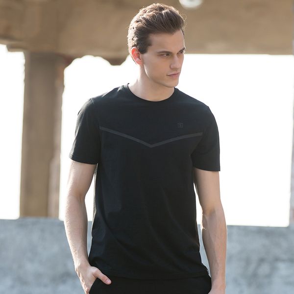 

willarde short sleeve running shirts men gym clothing o-neck tennis training t-shirts, Black;blue