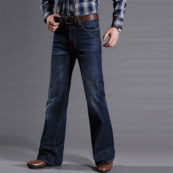 Compre Pantalones Vaqueros Grandes Para Hombre Bota De Corte