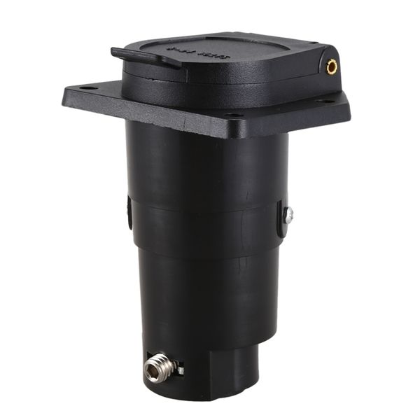 

durable trailer plug, 12v 7 pin round trailer plug 7 way blade socket adapter wiring connector for american for caravan tow bar