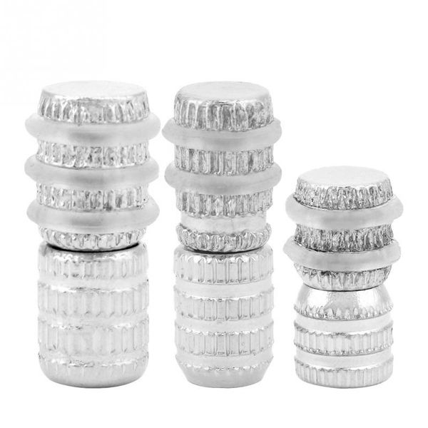 

silver metal wardrobe cabinet shelf support nut screw pin stud peg set with gum cover