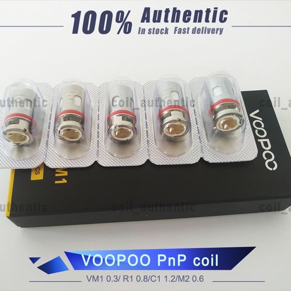 

Оригинал 100% VOOPOO PnP Катушка PnP-ВМ1 0.3ohm R1 0,8 С1 1,2 М2 0,6 Замена Головка для VOOPOO VINCI Pod Vape Kit